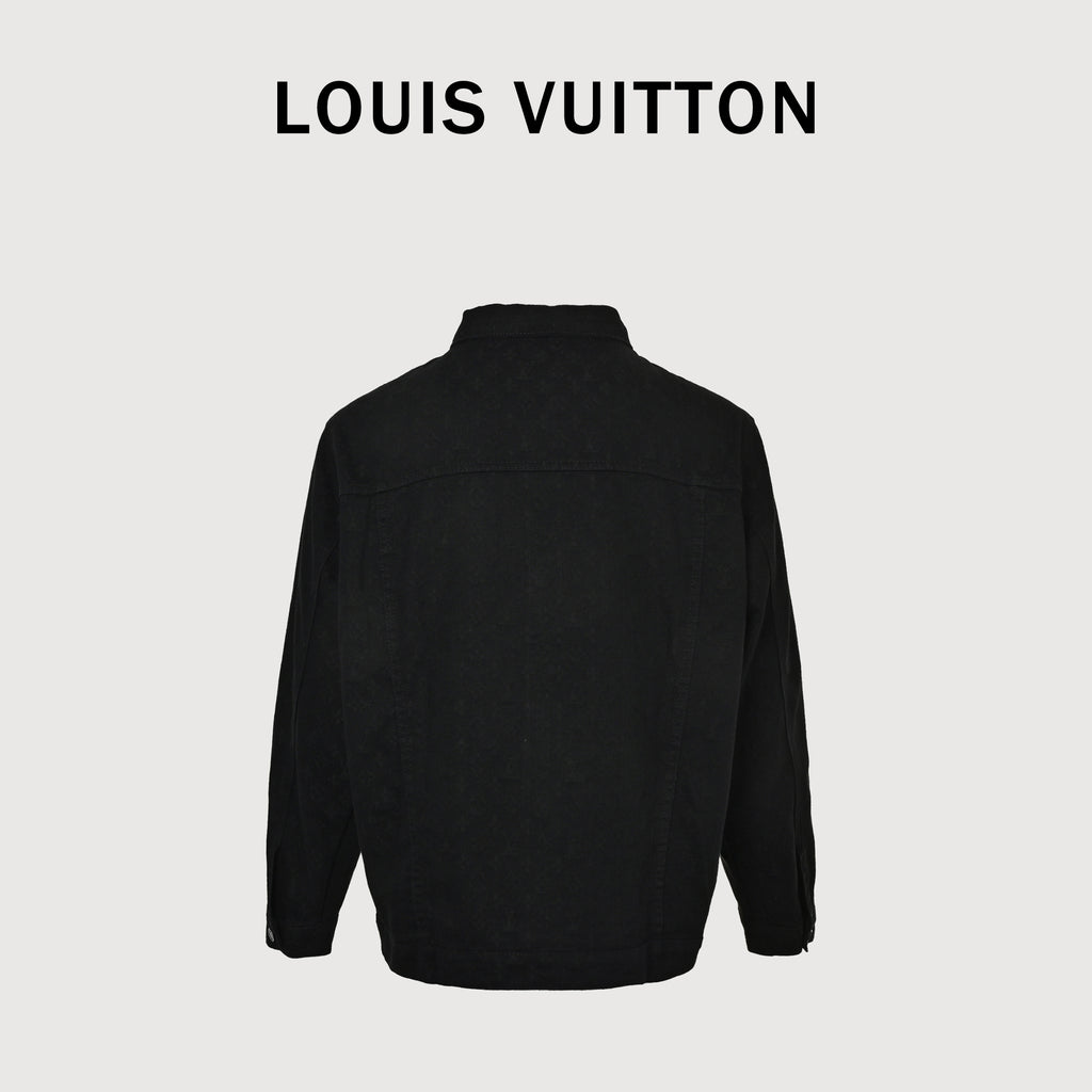 Louis Vuitton LV Monogram Full-Print Jacquard Denim Jacket – Black – UnisexSG6000911