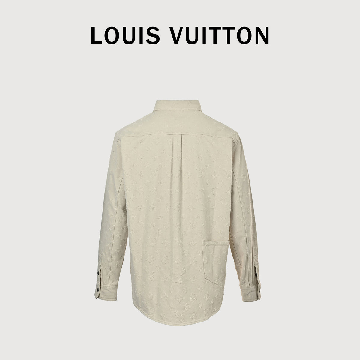 Louis Vuitton LV Monogram Needle-Punch Denim Overshirt – Unisex NP6400831