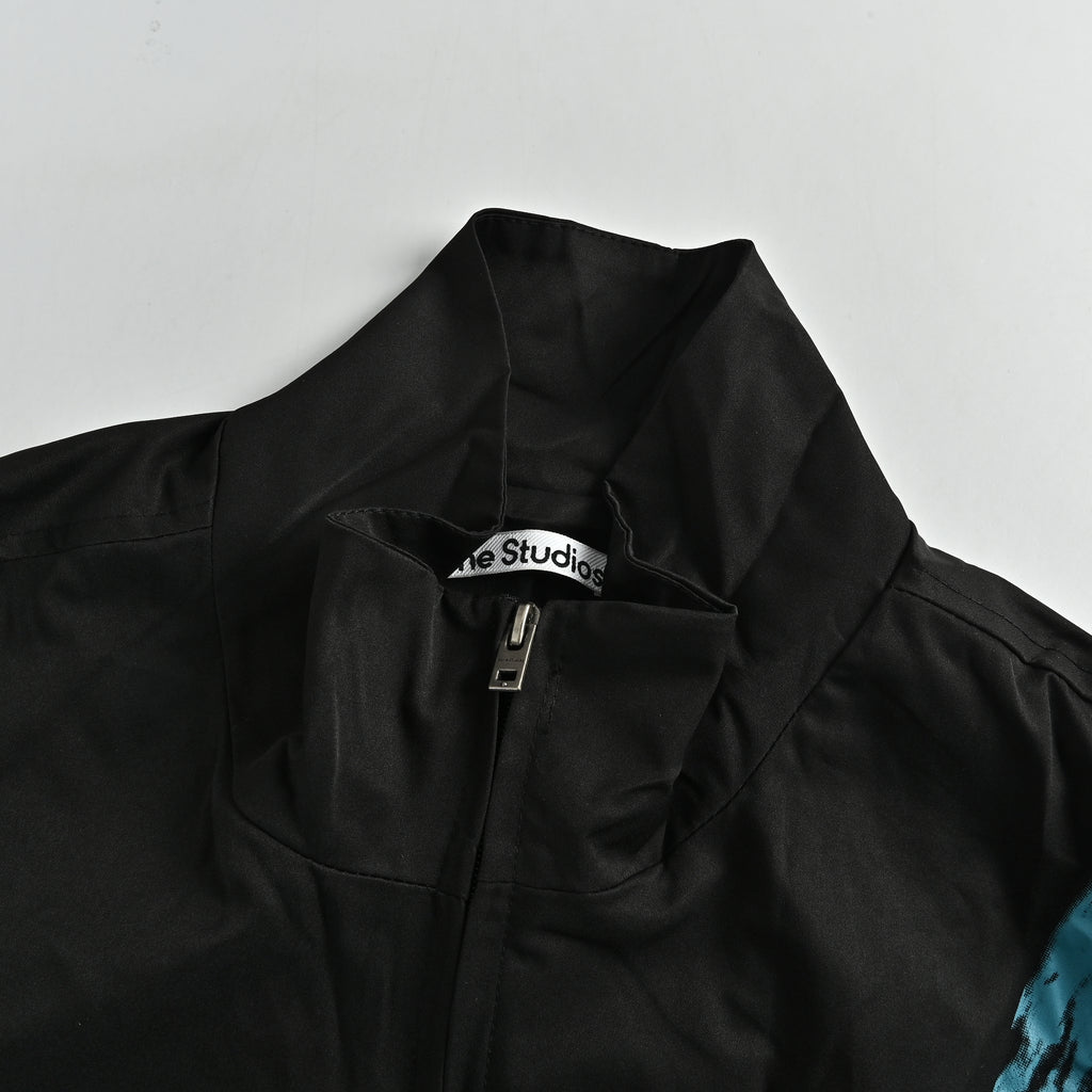 Acne Studios World Cup Butterfly Graffiti Stand-Collar Jacket – Black – Unisex NP5600911