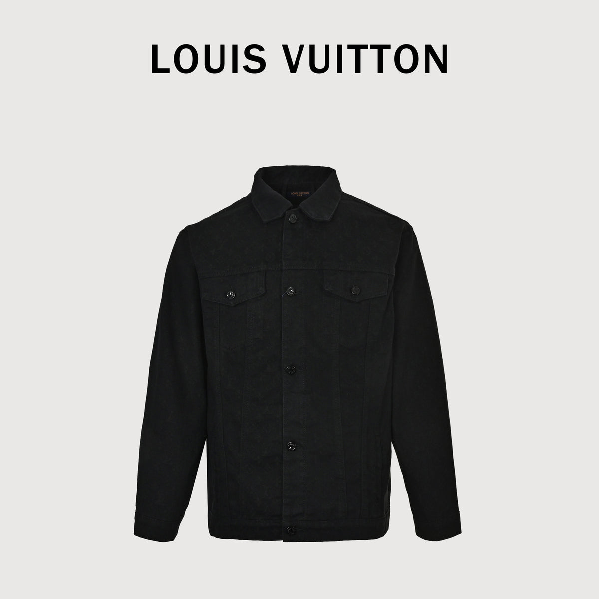 Louis Vuitton LV Monogram Full-Print Jacquard Denim Jacket – Black – UnisexSG6000911