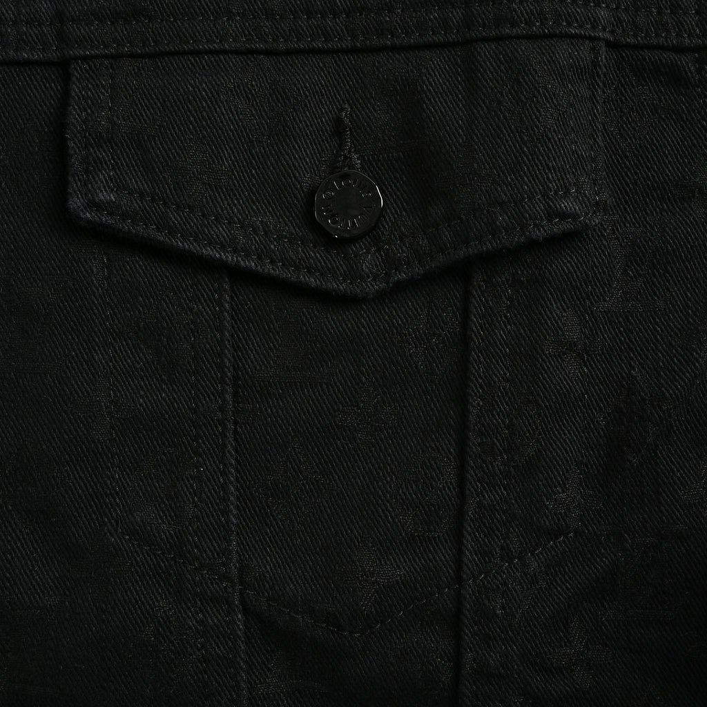 Louis Vuitton LV Monogram Full-Print Jacquard Denim Jacket – Black – UnisexSG6000911