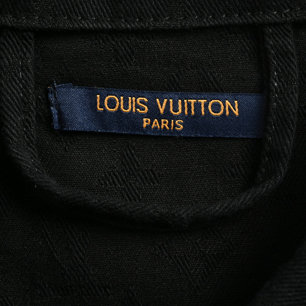Louis Vuitton LV Monogram Full-Print Jacquard Denim Jacket – Black – UnisexSG6000911