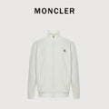 Moncler FW26 Classic Small-Badge Zip Track Jacket – Creamxbk5200915