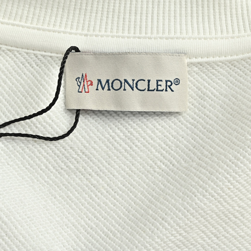 Moncler FW26 Classic Small-Badge Zip Track Jacket – Creamxbk5200915