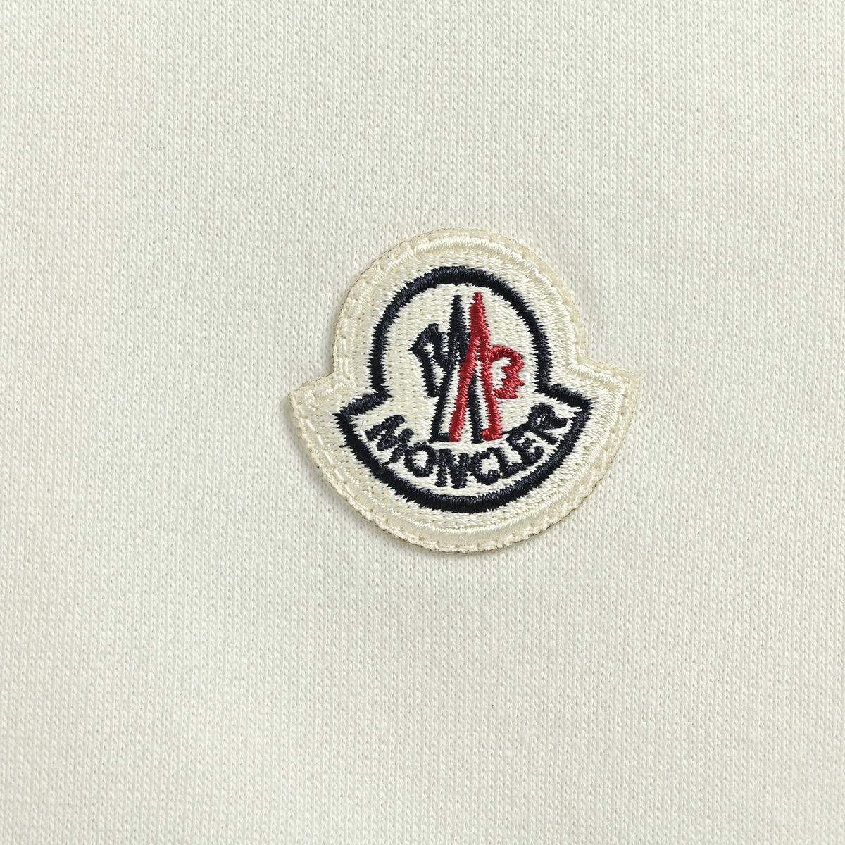 Moncler FW26 Classic Small-Badge Zip Track Jacket – Creamxbk5200915