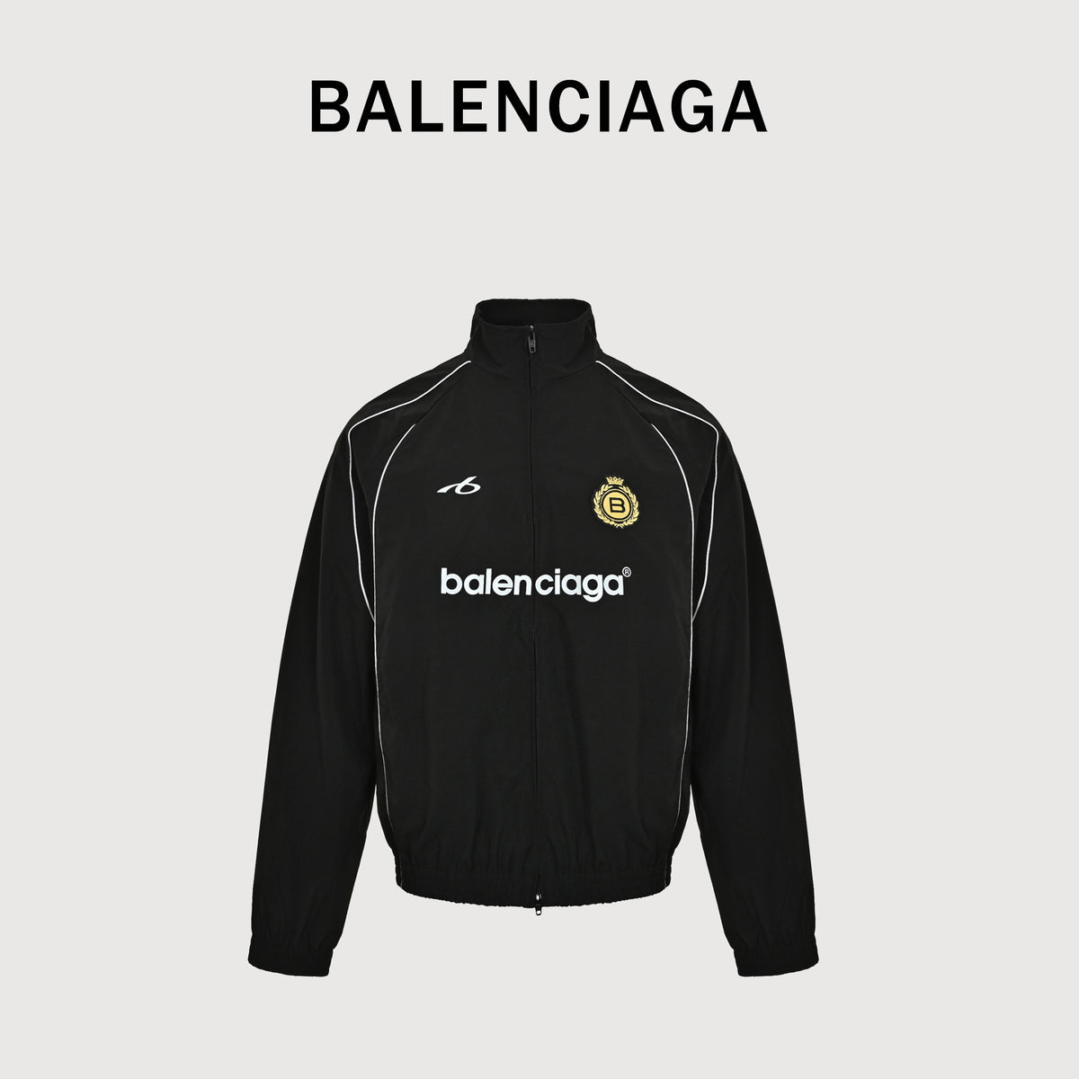 Balenciaga BLCG Crown Patch Raglan Track Jacket – Unisex  HH6400905