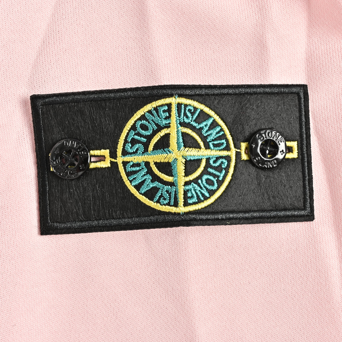 Stone Island SS24 Compass Badge Zip Hoodie – Light Pink – Unisex 801564251-V0080