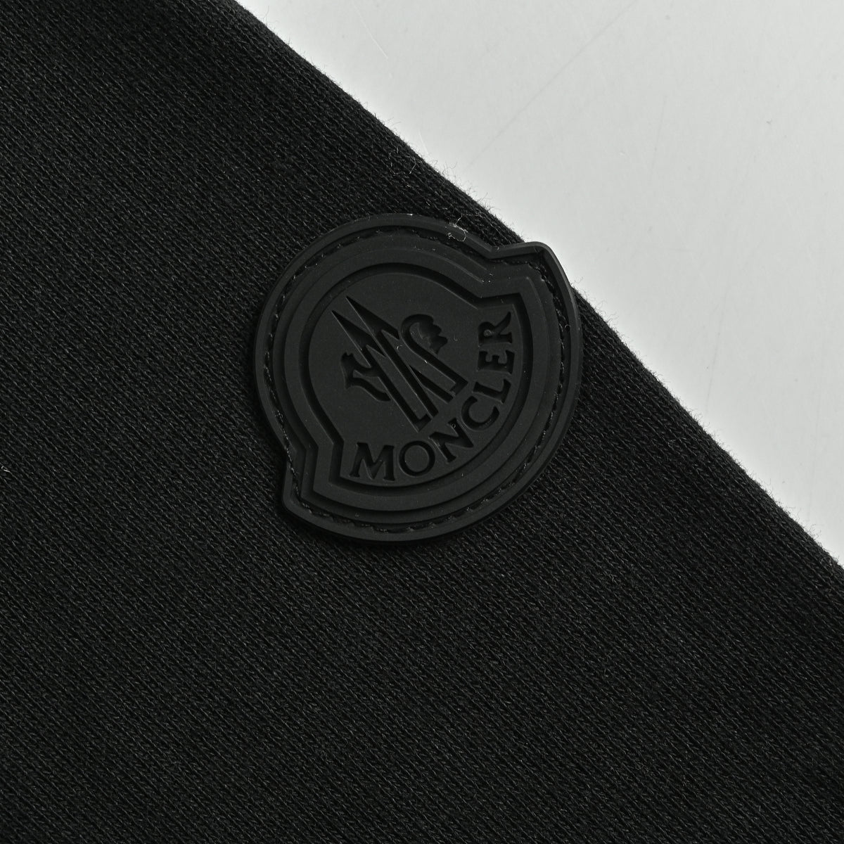 Moncler MC Embossed-Pocket Crewneck Sweatshirt – Black – Unisex L20918G0001189AZY999