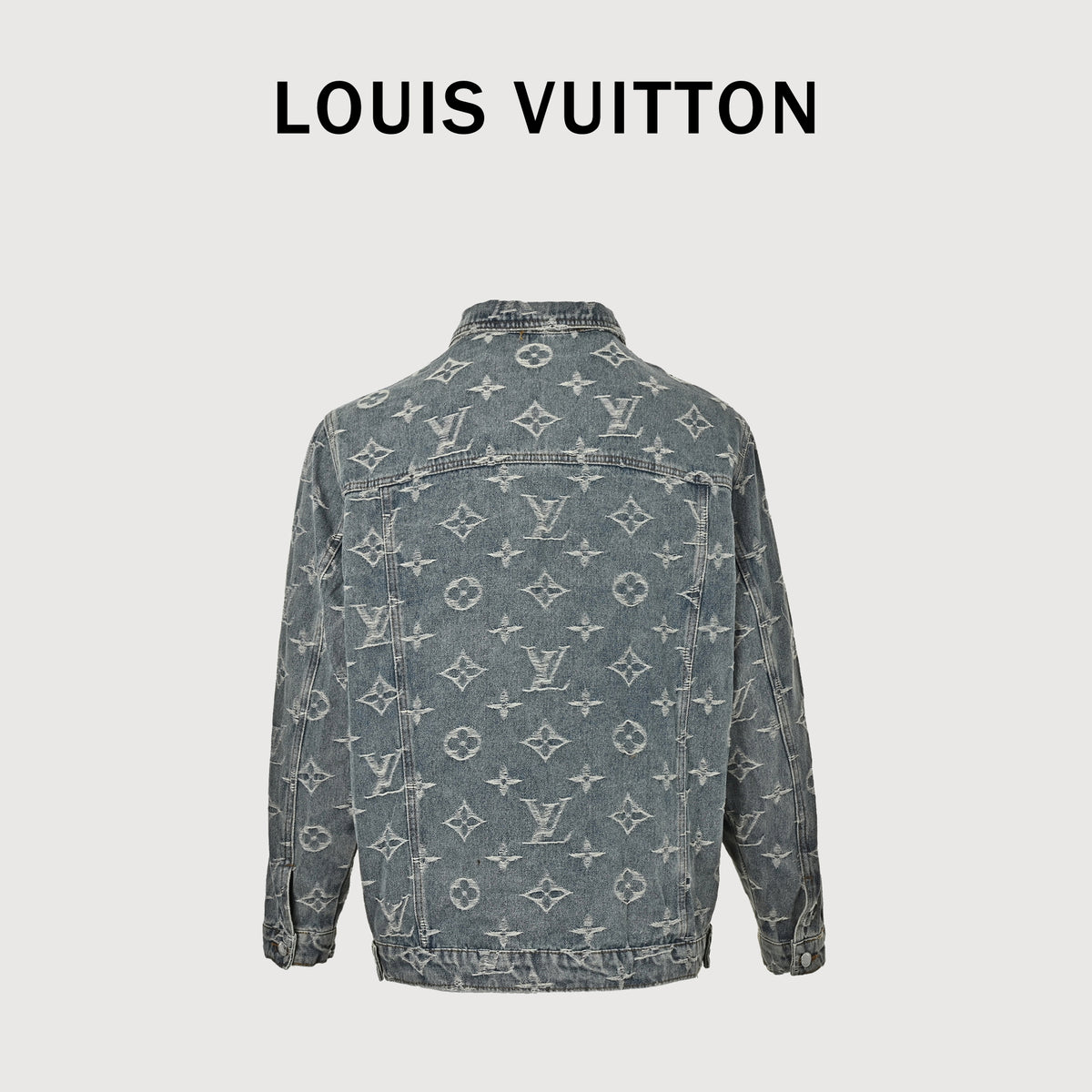 Louis Vuitton LV Monogram Full-Print Jacquard Denim Jacket – Grey – UnisexSG6000911
