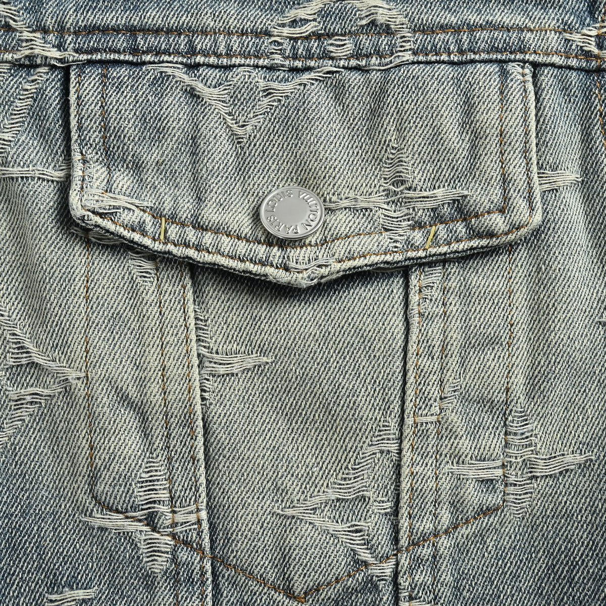 Louis Vuitton LV Monogram Full-Print Jacquard Denim Jacket – Grey – UnisexSG6000911