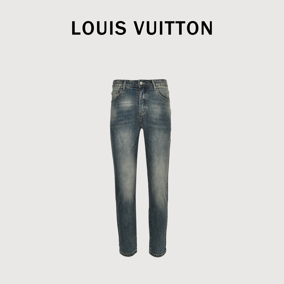Louis Vuitton Graffiti Letter Pocket Heavy-Washed Denim Jeans – Unisex  XM5201225