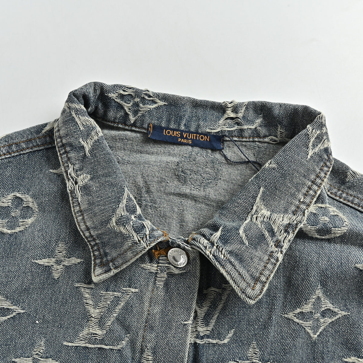 Louis Vuitton LV Monogram Full-Print Jacquard Denim Jacket – Grey – UnisexSG6000911