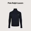 Ralph Lauren Polo Pony Quarter-Zip Mock-Neck Sweater – Blue – Men’s MNPOSWE16822310-400