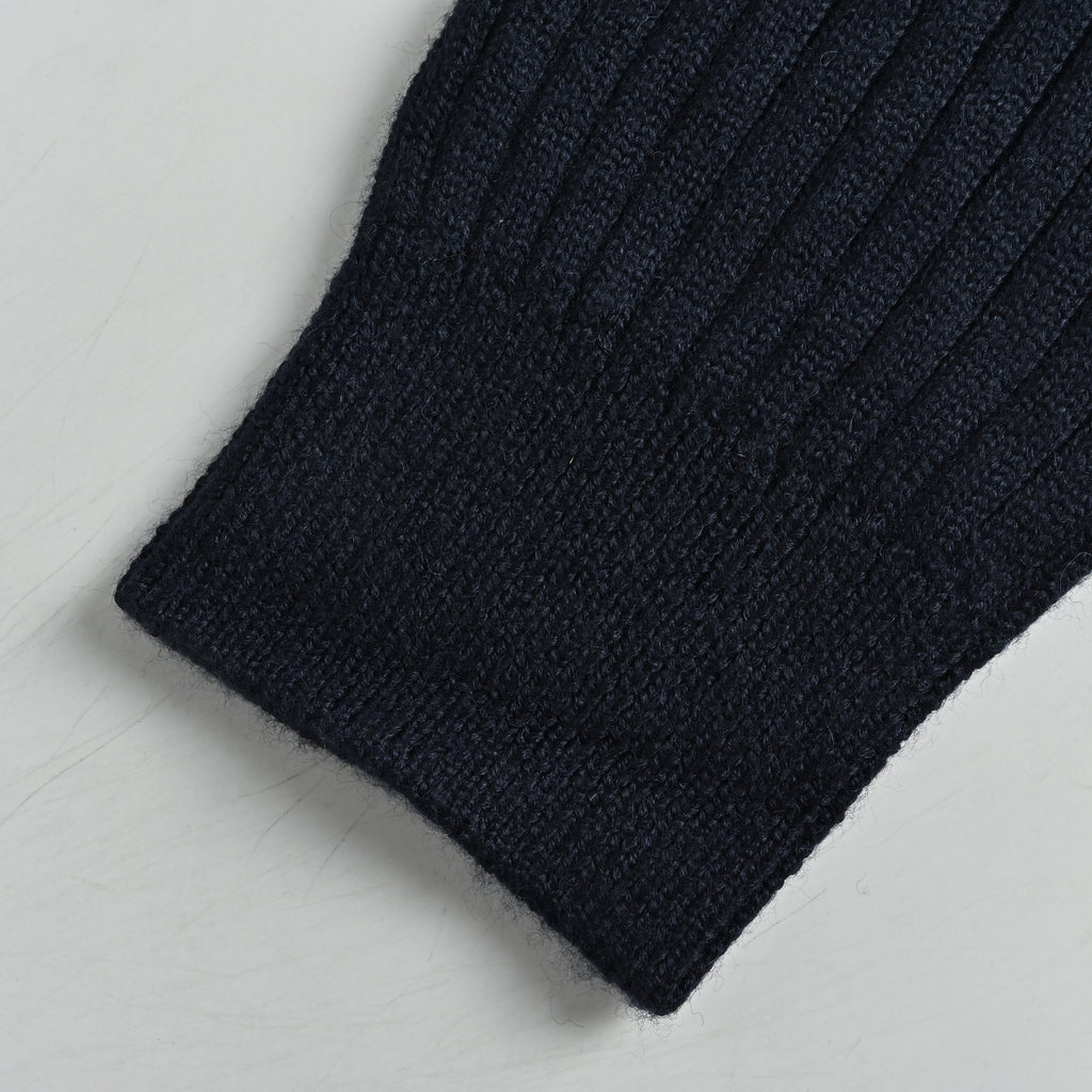 Ralph Lauren Polo Pony Quarter-Zip Mock-Neck Sweater – Blue – Men’s MNPOSWE16822310-400