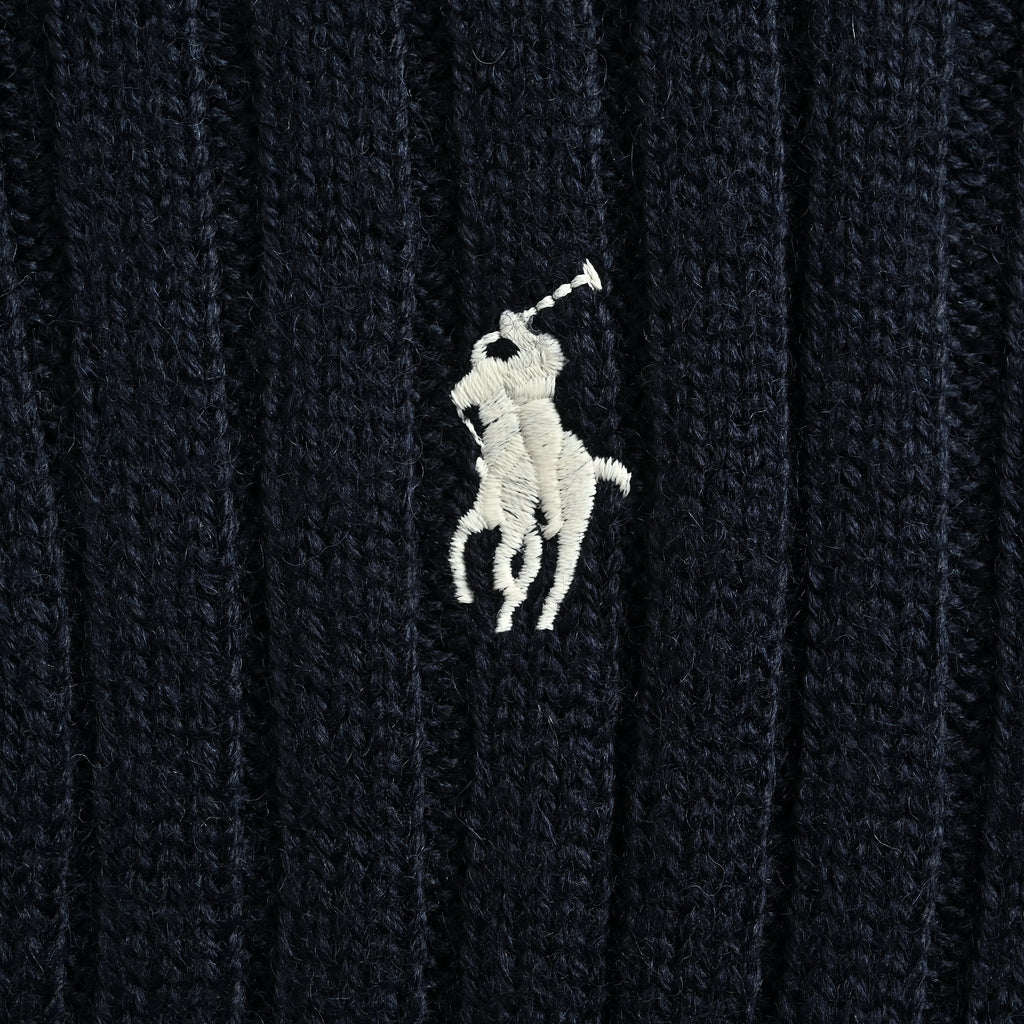 Ralph Lauren Polo Pony Quarter-Zip Mock-Neck Sweater – Blue – Men’s MNPOSWE16822310-400