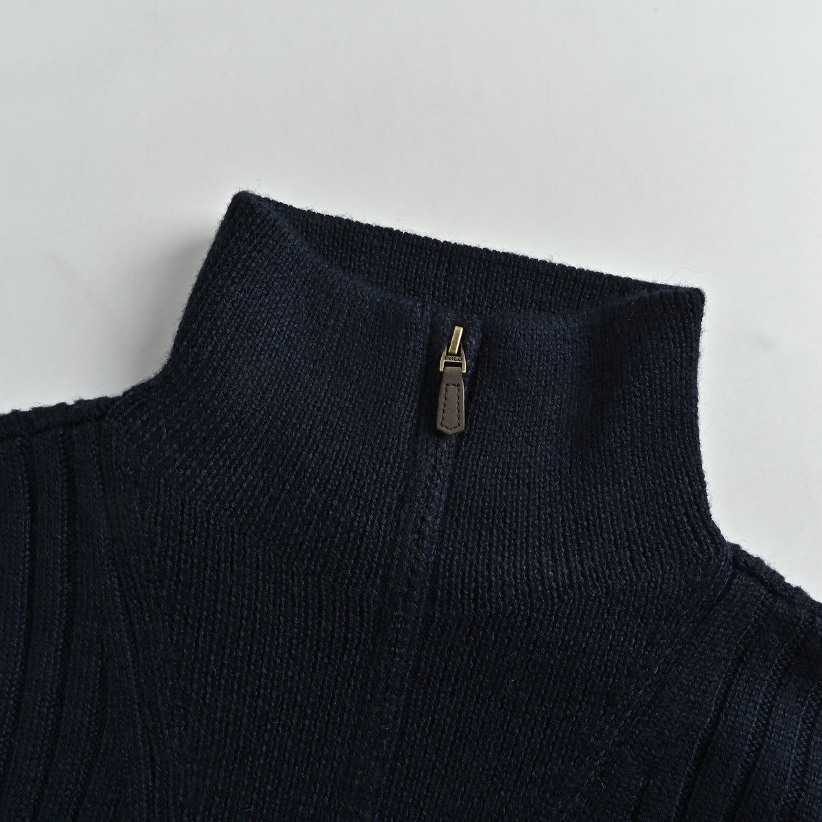 Ralph Lauren Polo Pony Quarter-Zip Mock-Neck Sweater – Blue – Men’s MNPOSWE16822310-400