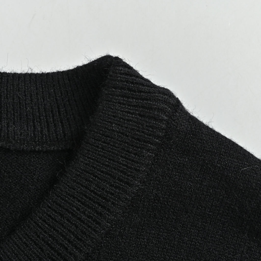 Louis Vuitton FW26 Blue Gesture Intarsia Fine-Knit Sweater – BlackXBK5200915