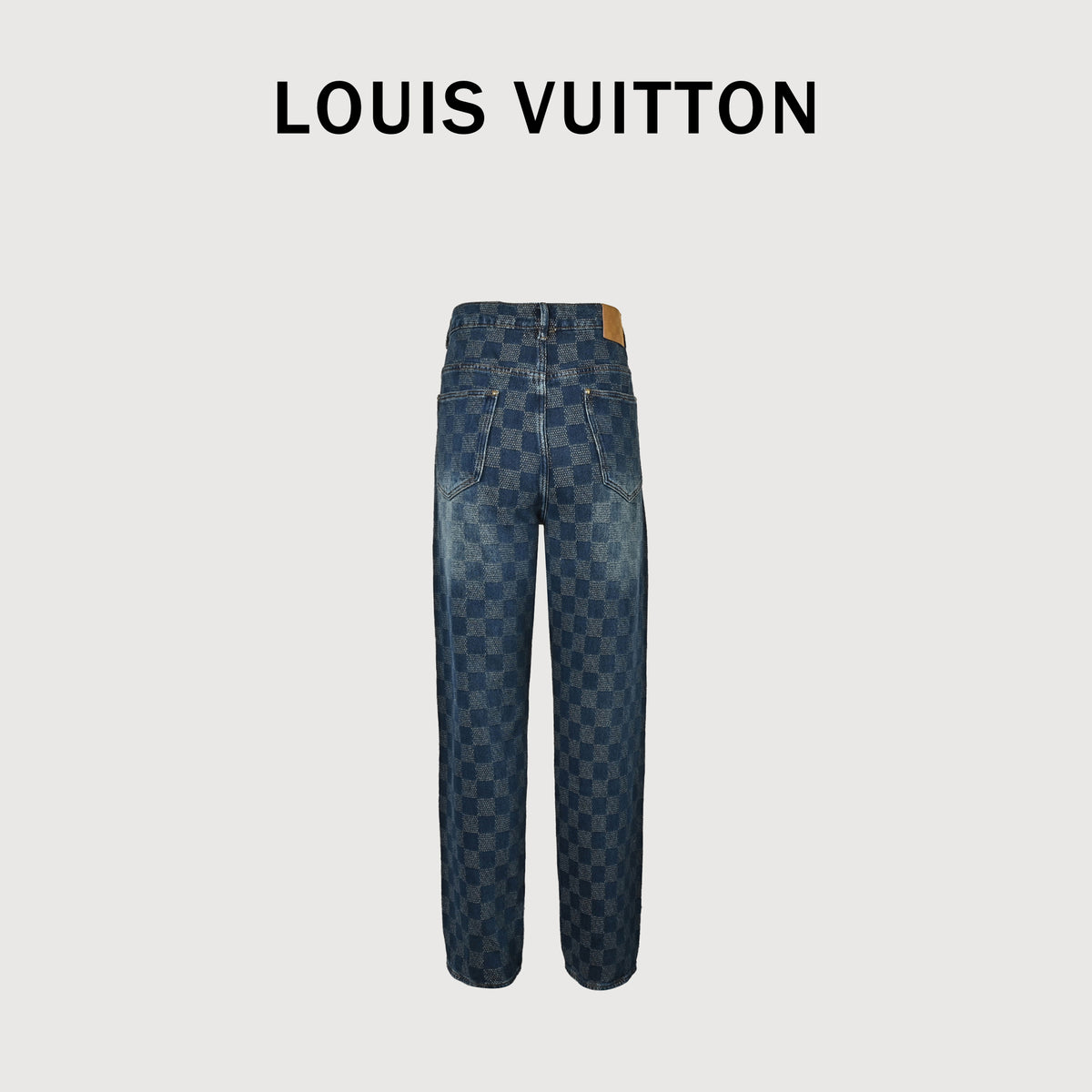 Louis Vuitton LV Damier Checkerboard Skate Denim Jeans – Unisex  NP6200514