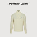 Ralph Lauren Polo Pony Quarter-Zip Mock-Neck Sweater – Cream – Men’s MNPOSWE16822304-101