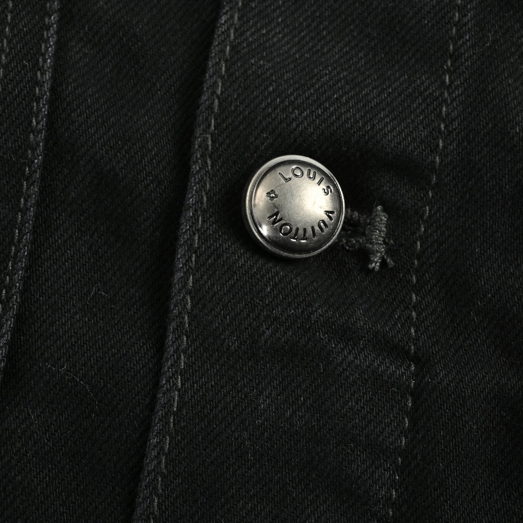 Louis Vuitton Laser-Distressed Washed Black Denim Jacket – Unisex  NP7000425