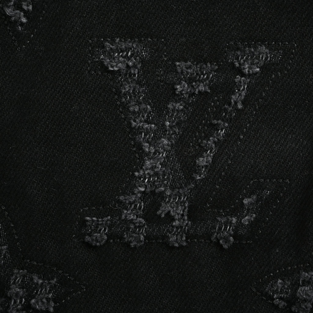 Louis Vuitton Laser-Distressed Washed Black Denim Jacket – Unisex  NP7000425