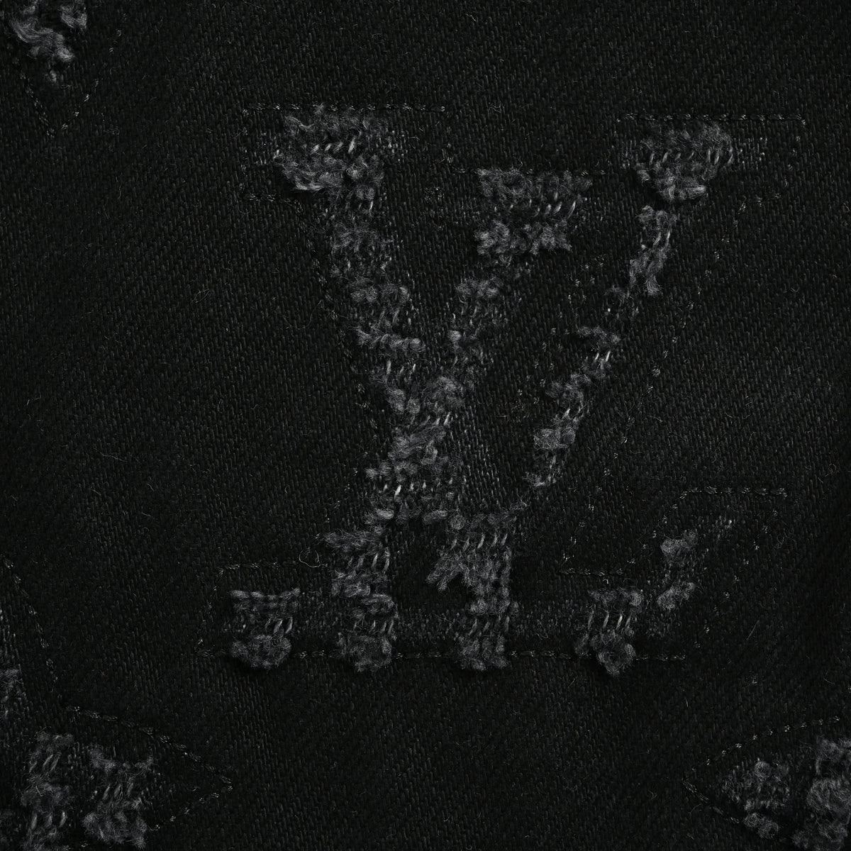 Louis Vuitton Laser-Distressed Washed Black Denim Jacket – Unisex  NP7000425
