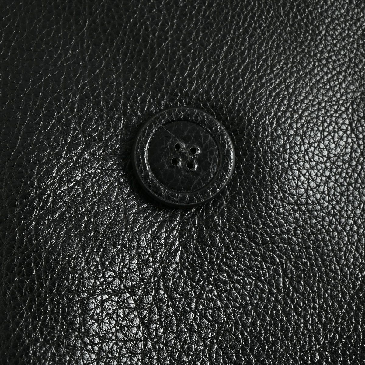 Acne Studios Lambskin Double-Breasted Short Leather Jacket – BlackA70196-900