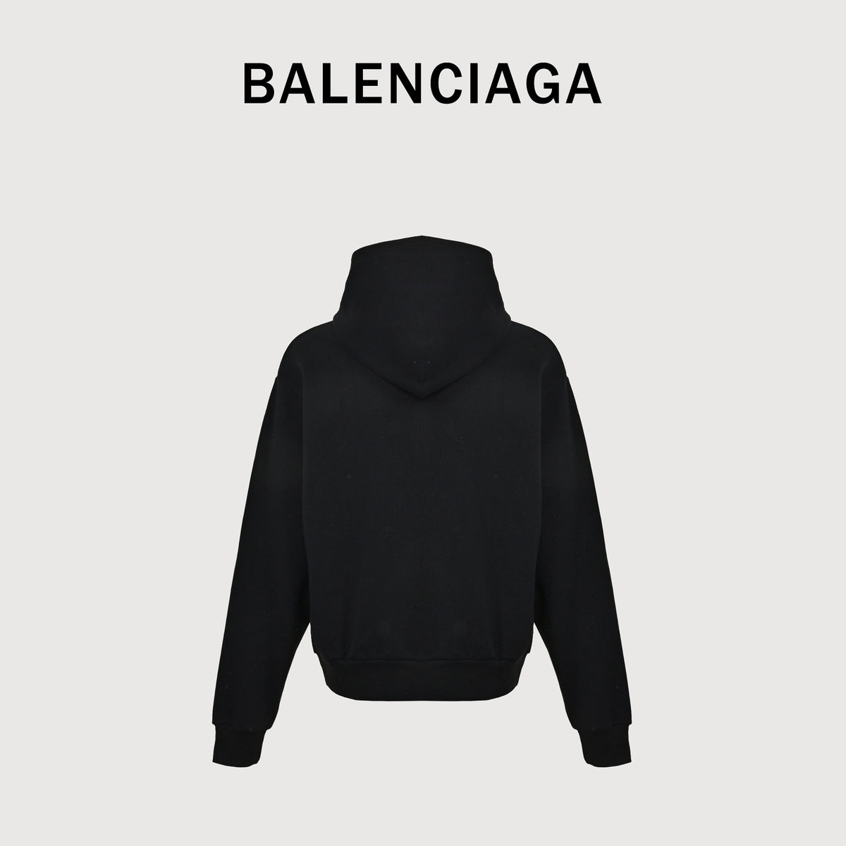 Balenciaga BLCG Layered Tape Hoodie – Black – Unisex871956TUVI91000