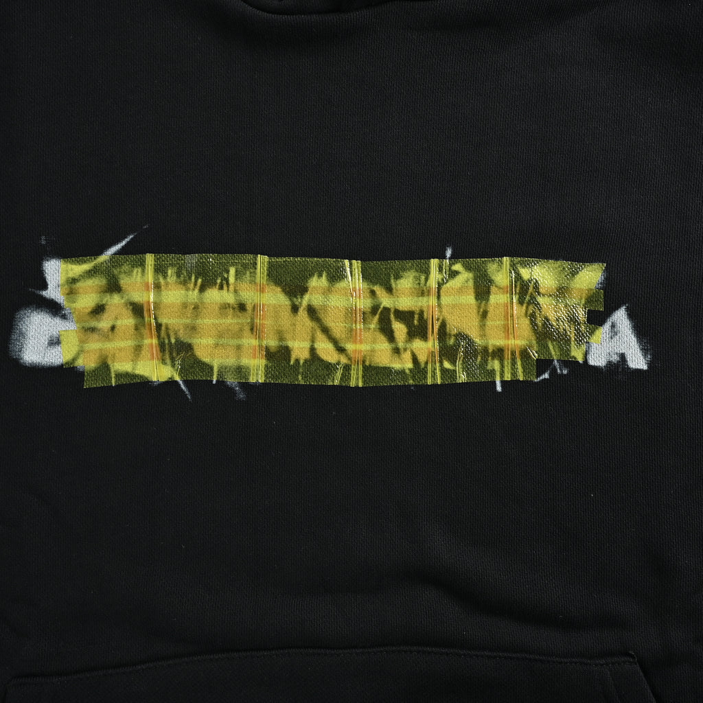 Balenciaga BLCG Layered Tape Hoodie – Black – Unisex871956TUVI91000