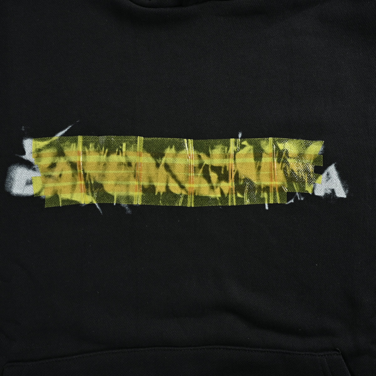 Balenciaga BLCG Layered Tape Hoodie – Black – Unisex871956TUVI91000