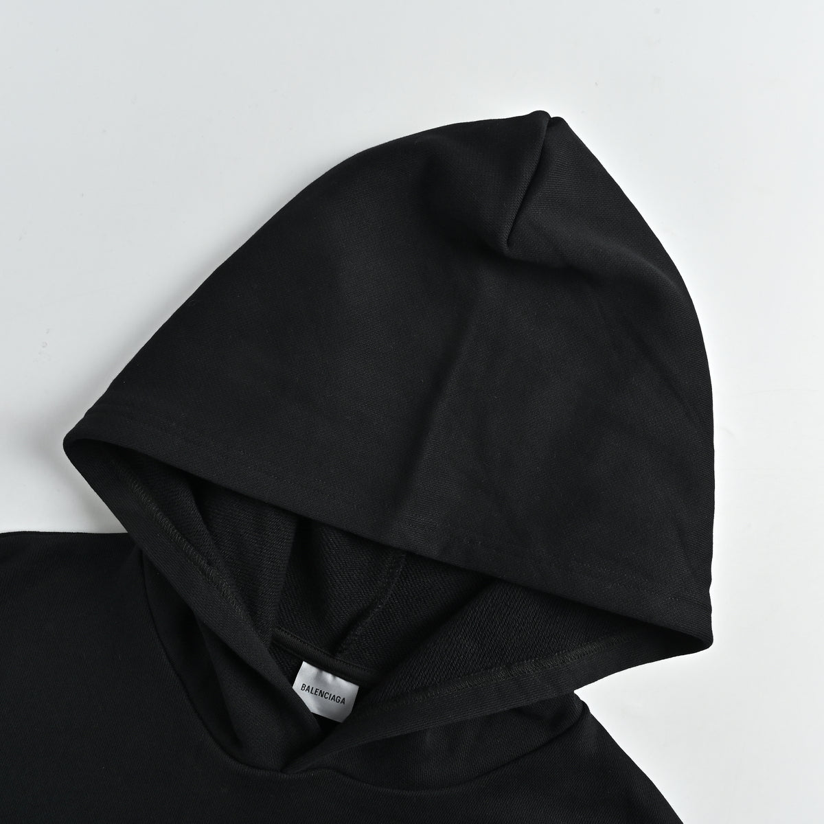 Balenciaga BLCG Layered Tape Hoodie – Black – Unisex871956TUVI91000