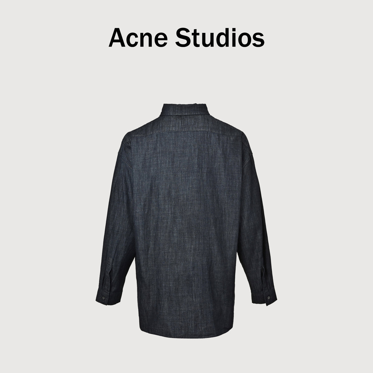 Acne Studios AC-Style Washed Black Denim Overshirt – Unisex  SG5200512