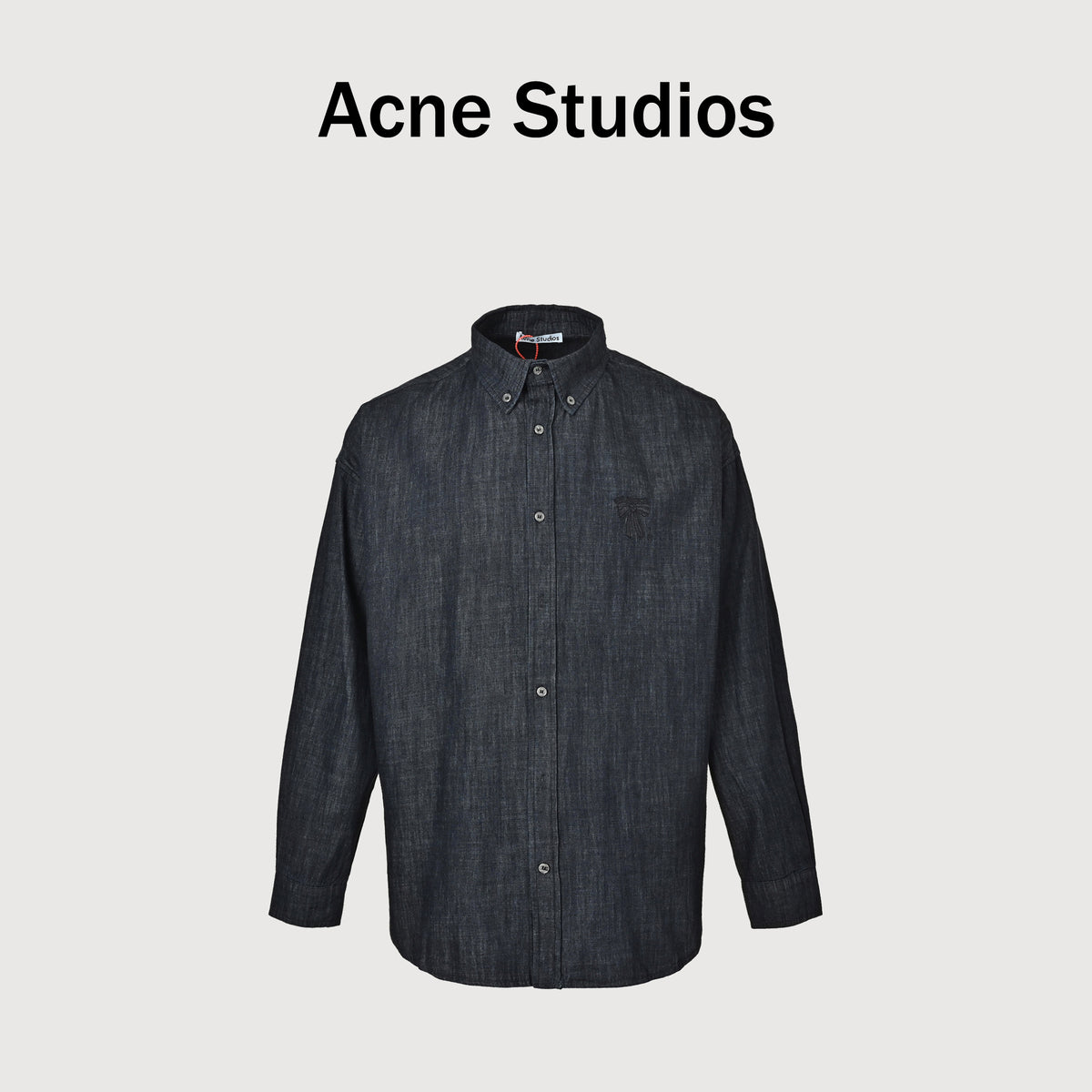 Acne Studios AC-Style Washed Black Denim Overshirt – Unisex  SG5200512