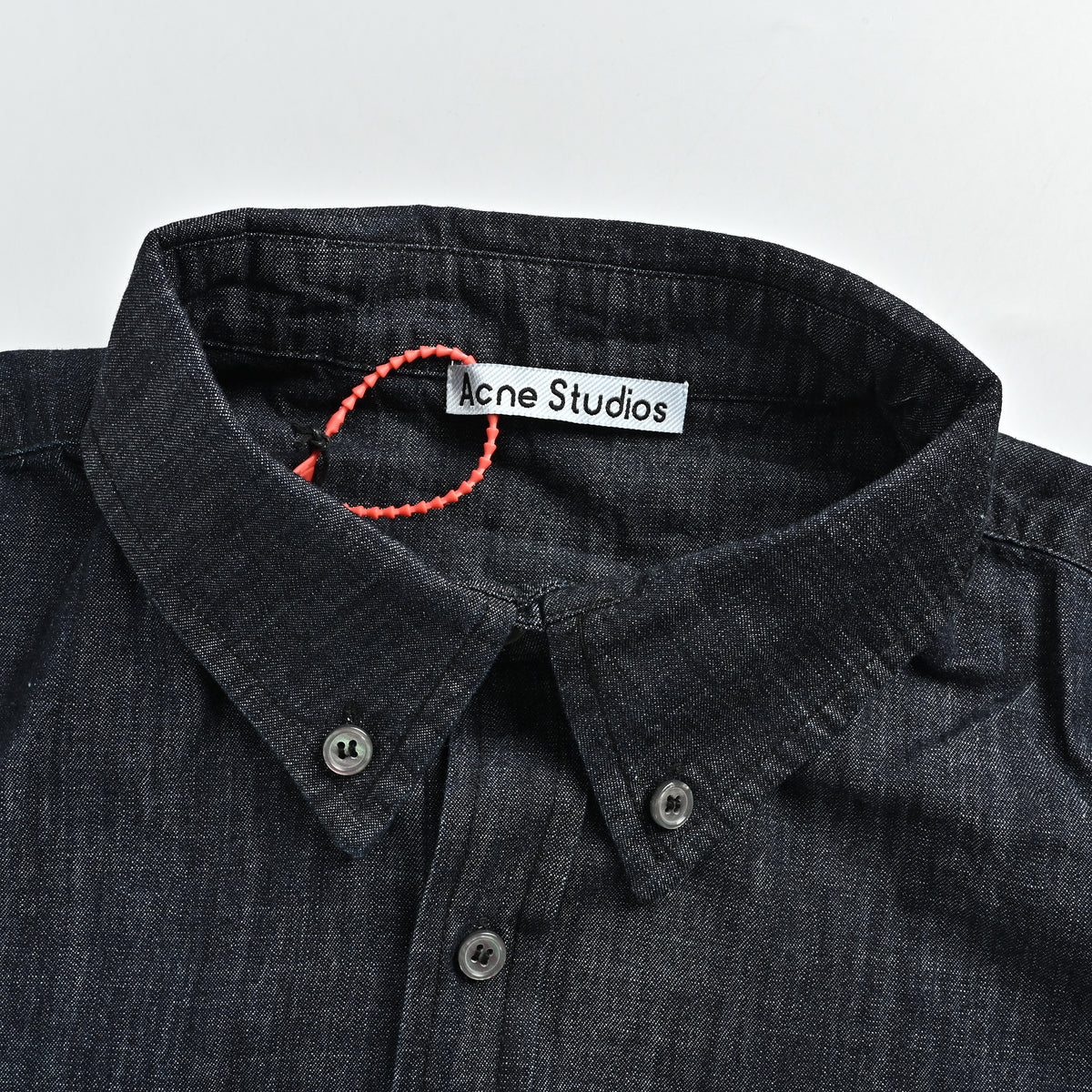 Acne Studios AC-Style Washed Black Denim Overshirt – Unisex  SG5200512