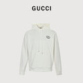 Gucci FW26 3D Double-G Embroidery Pullover Hoodie – Off-White – Unisex753595-XJFV9-9088