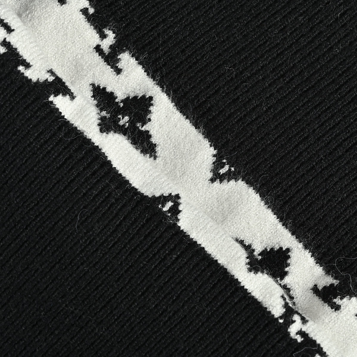 Louis Vuitton FW26 Full-Coverage LV Monogram Jacquard Crewneck Sweater – Black1A7RRK
