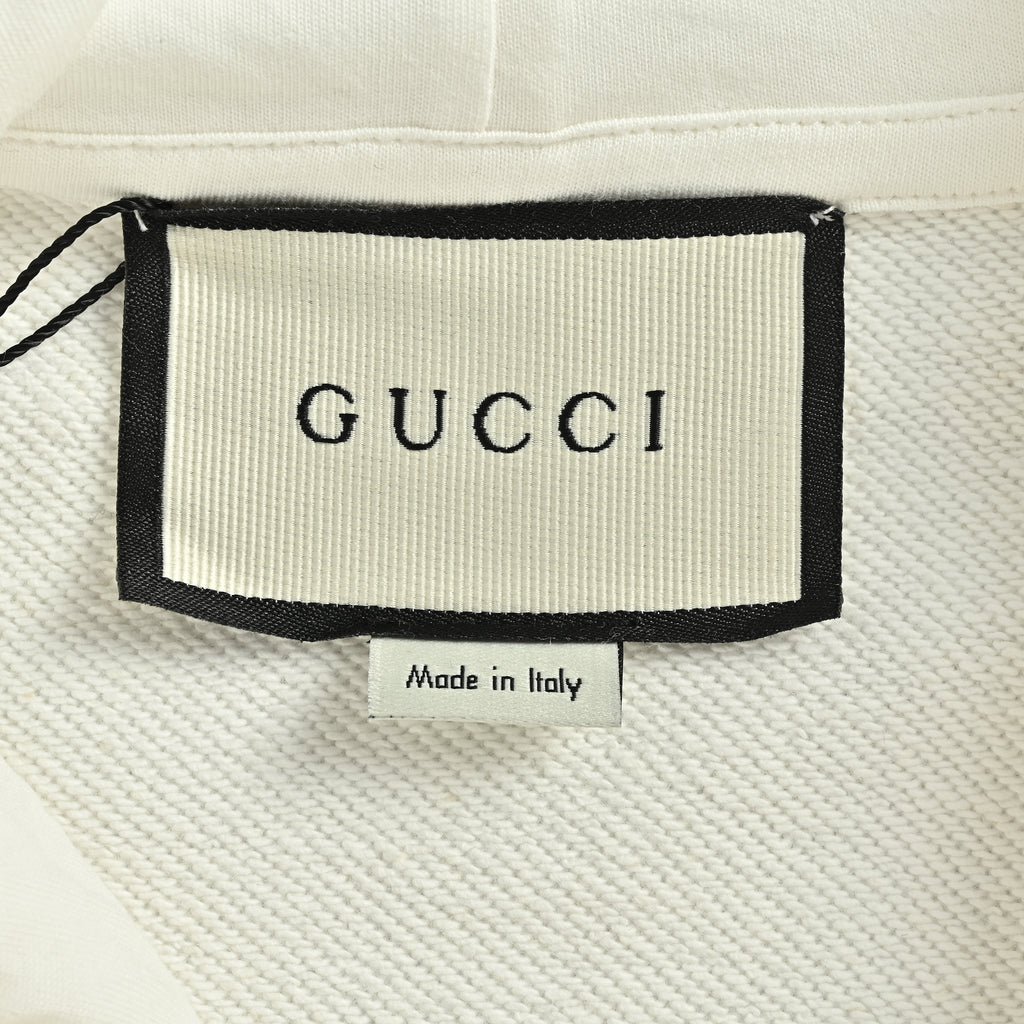 Gucci FW26 3D Double-G Embroidery Pullover Hoodie – Off-White – Unisex753595-XJFV9-9088