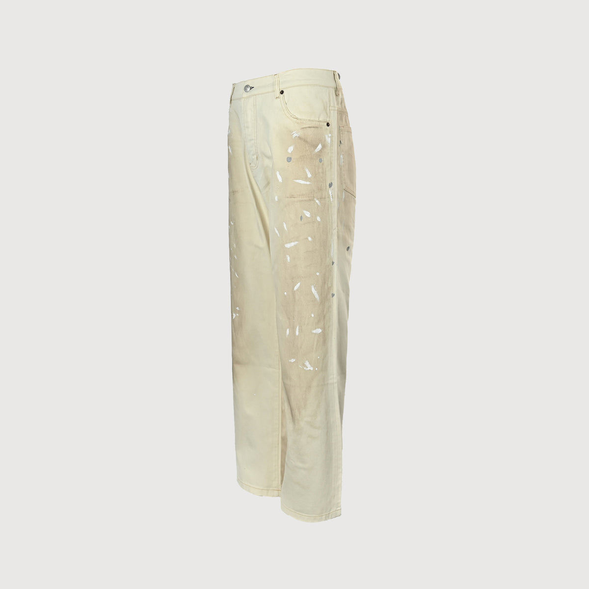 Acne Studios Ink-Splash Vintage Washed Straight-Leg Denim Jeans – Unisex HH5800716