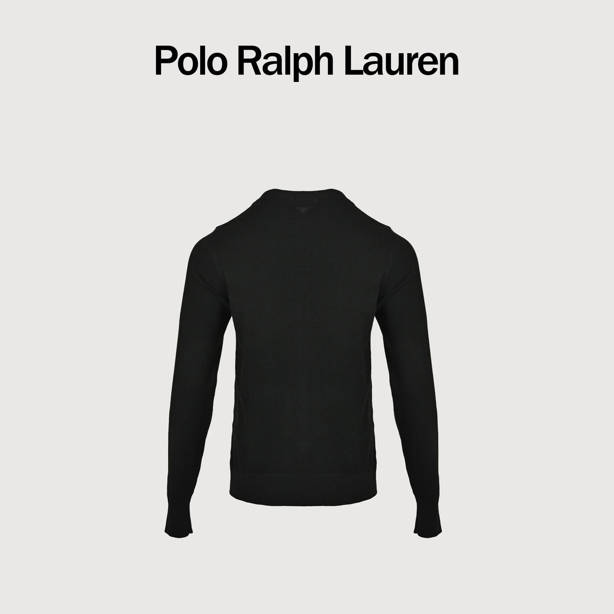 Ralph Lauren Polo Pony Embroidered Wool-Cotton Blend Crewneck Cardigan – Black – Women’s211971871-005