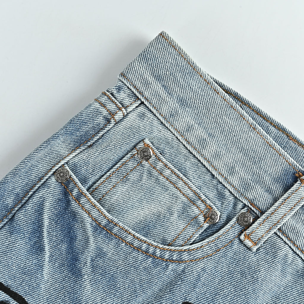 Loewe Classic Minimalist Heavy-Washed Jeans – Unisex XM5201125